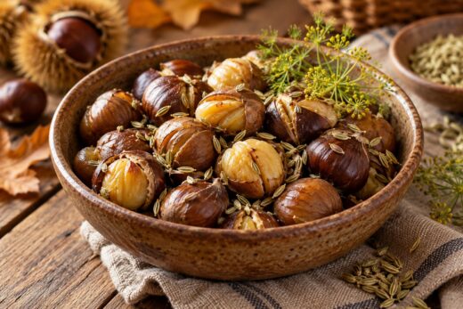Castanhas cozidas com erva-doce: a receita antiga que perfuma a cozinha no outono