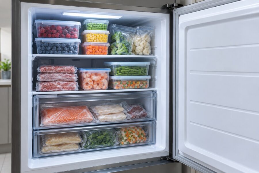 Alimentos guardados no congelador: porque alguns ficam estragados ao descongelar