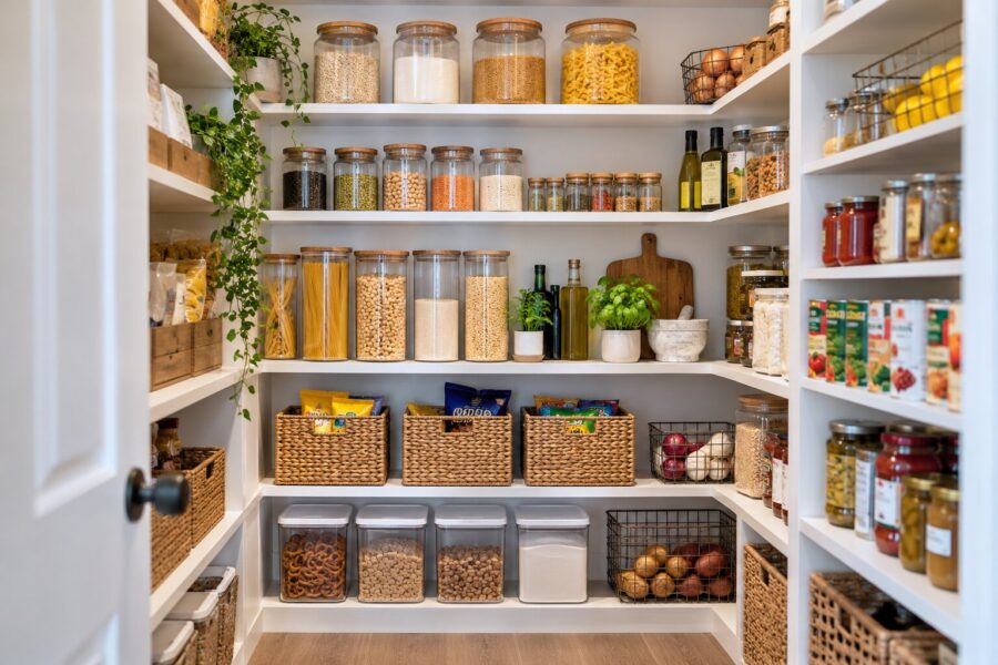 Organizar a despensa por zonas: o método simples que evita compras repetidas e comida fora de prazo