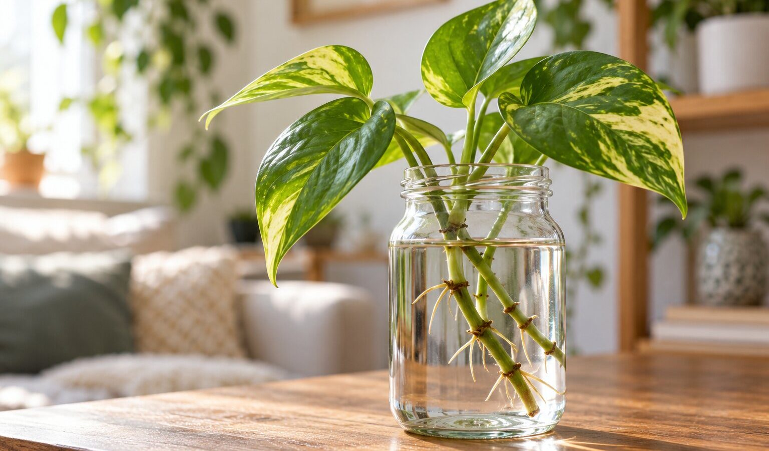 Quando e como propagar plantas de interior apenas em água