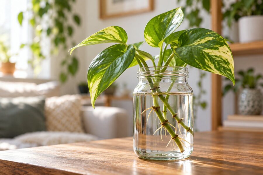 Quando e como propagar plantas de interior apenas em água