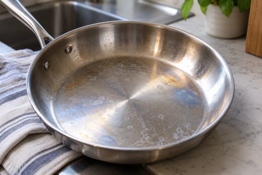 Manchas brancas e cor de arco-íris nos tachos de inox: o que são e como se tiram