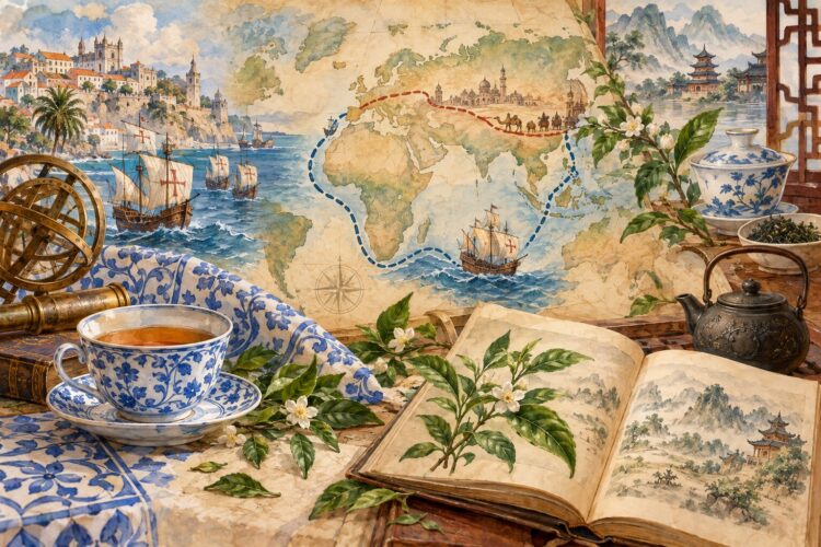 Porque em português se diz chá e em inglês tea: as duas rotas que deram nome à bebida