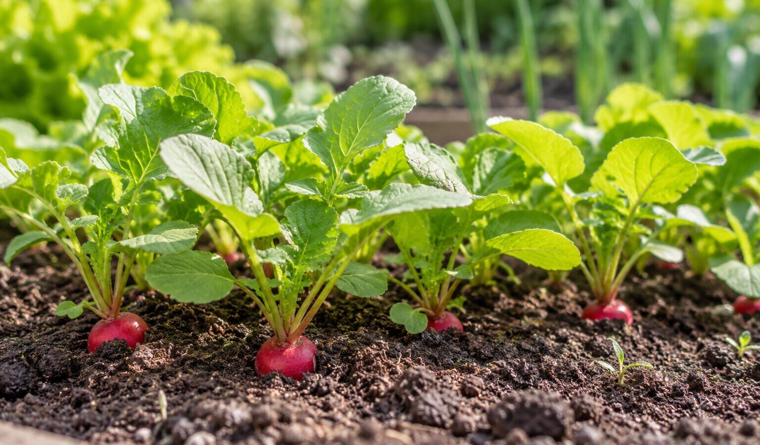 Rabanetes no outono: a colheita mais rápida da horta e porque espigam quando faz calor