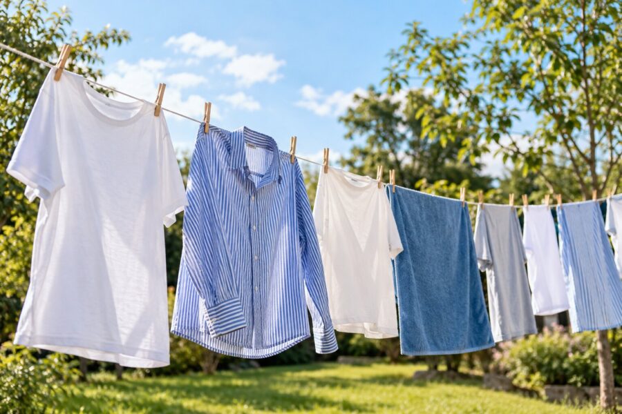 Roupa rija e com cheiro estranho depois de lavar: o detergente a mais que fica no tecido