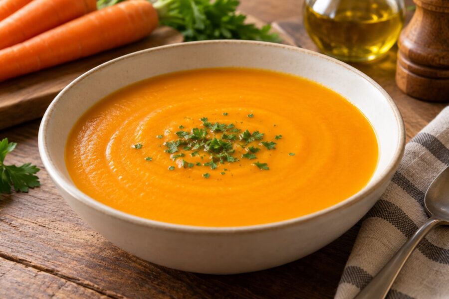 Sopa de cenoura: receita tradicional de uma sopa que agrada sempre