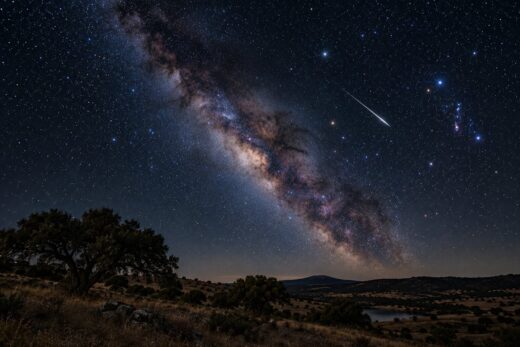 Oriónidas em outubro: as horas certas para ver as estrelas cadentes do cometa Halley
