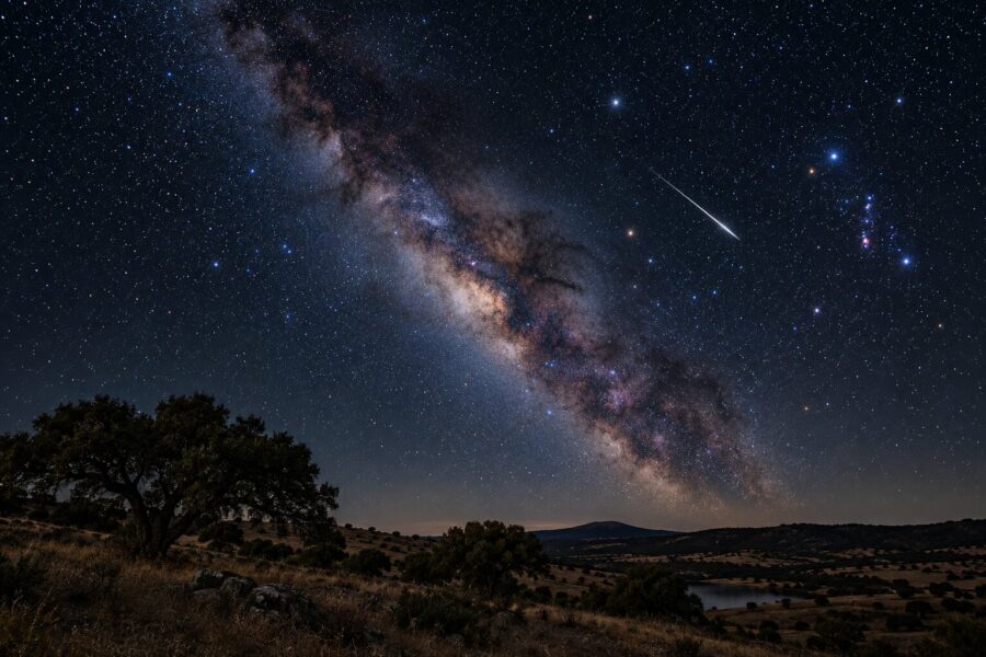 Oriónidas em outubro: as horas certas para ver as estrelas cadentes do cometa Halley