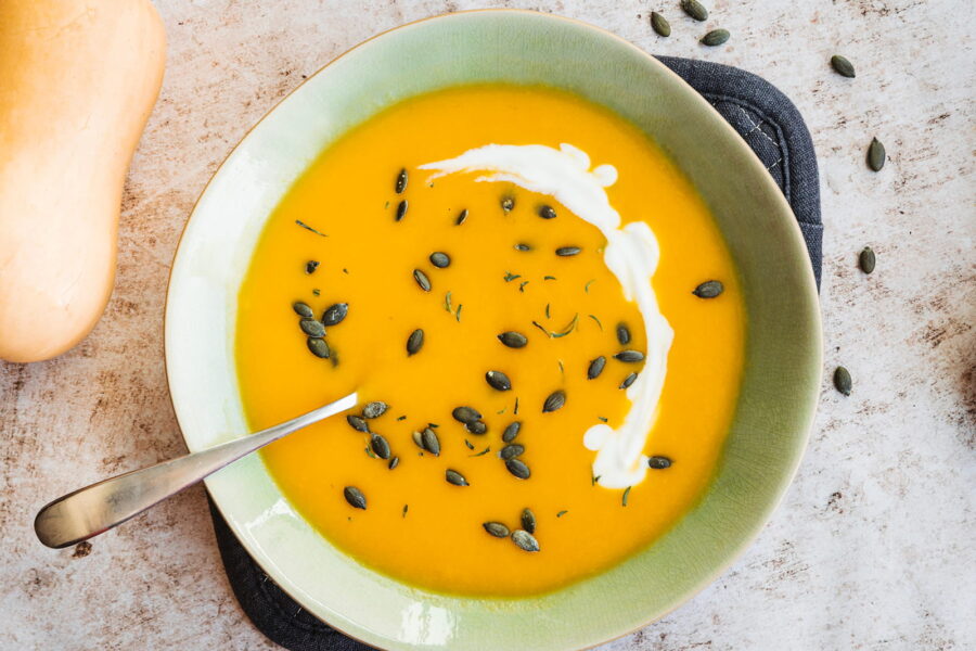 Sopa de abóbora: o truque de assar a abóbora primeiro para a sopa ficar mais doce e aveludada